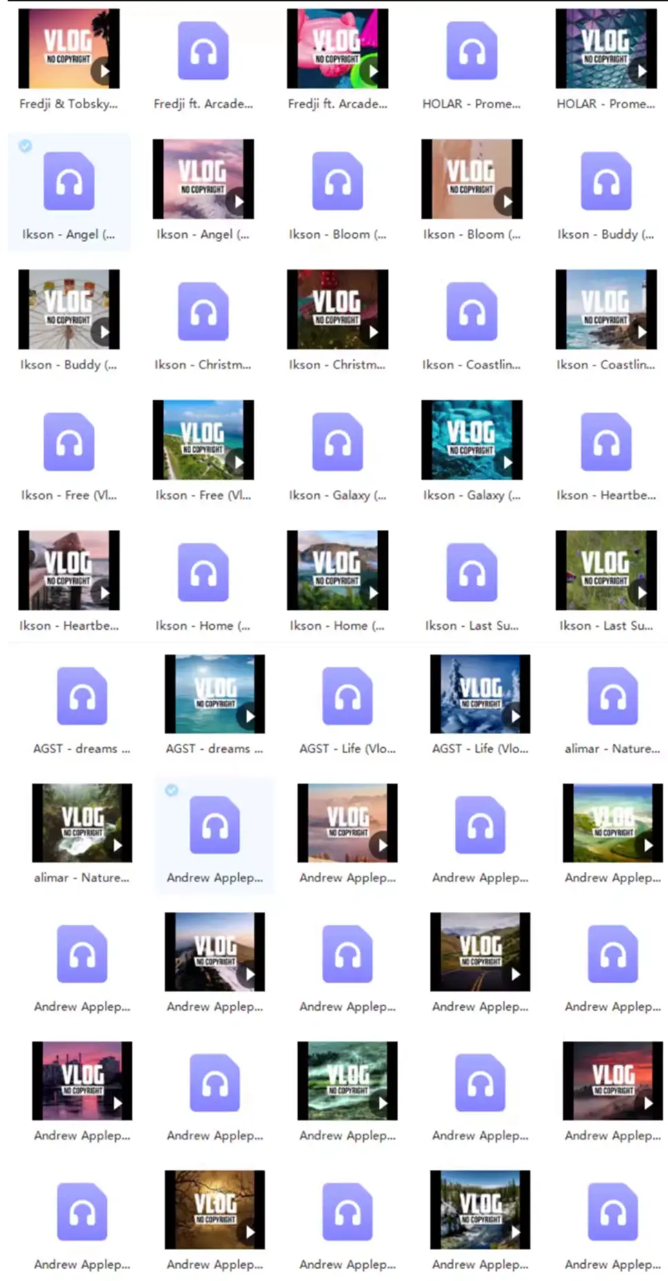 2500首免费可商用的Vlog配乐BGM音效 无版权纠纷 第3张