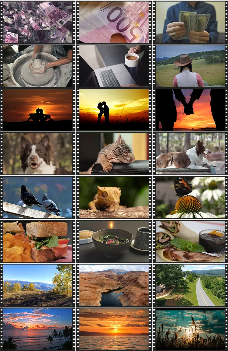 1602个横竖屏超高清可商用视频素材 4K/2k/1080p分辨率 MP4格式 第6张