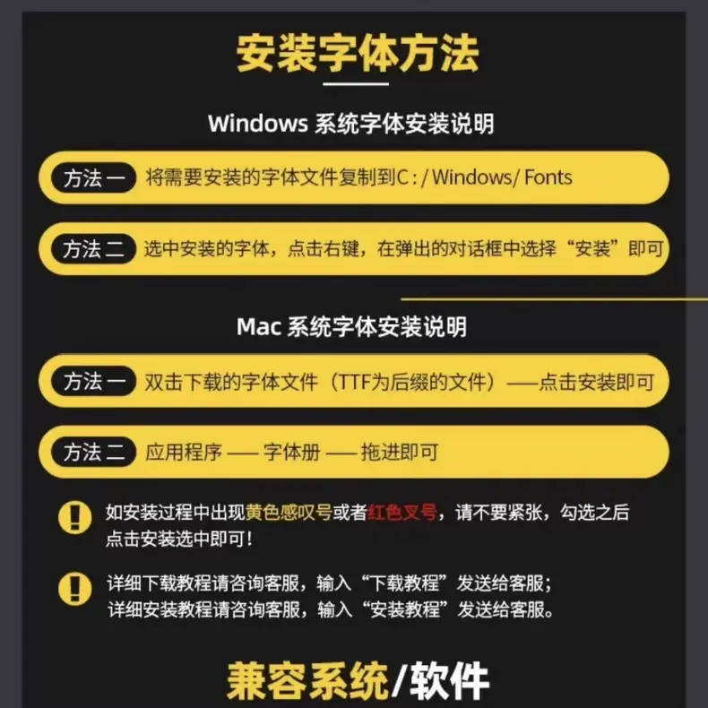 137款全新思源字体宋体黑体包合集 开源免费可商用字体无版权 第5张
