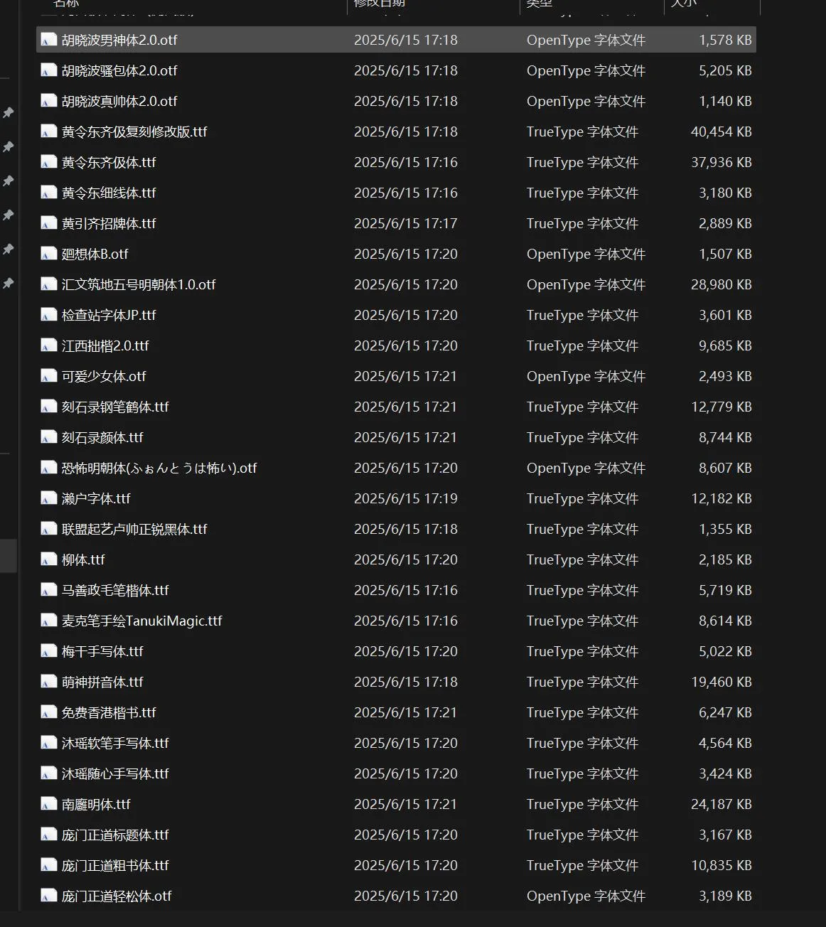 160+款全网真正免费可商用精品字体合集免费下载