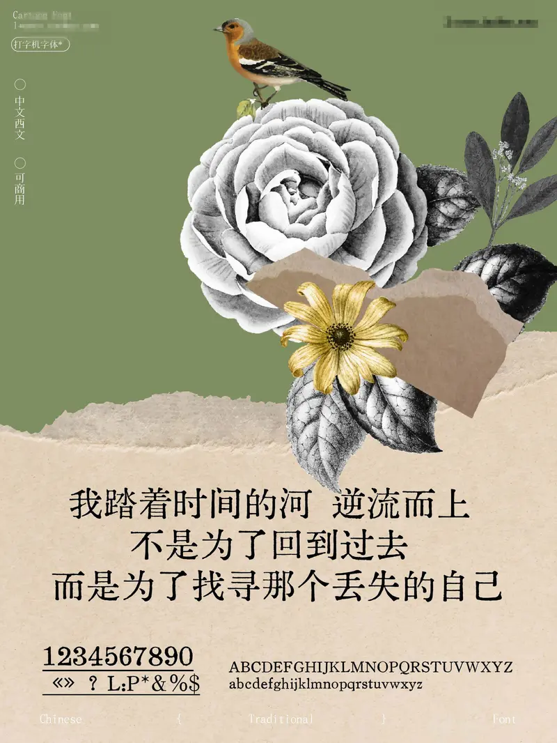 14款可商用的复古打字机中英文字体合集 第3张