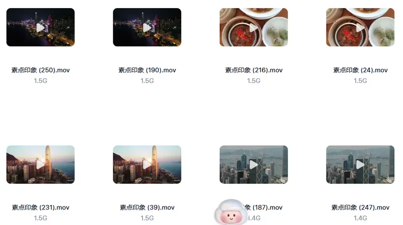 260款香港城市航拍和人文街道夜景实拍视频素材 第6张