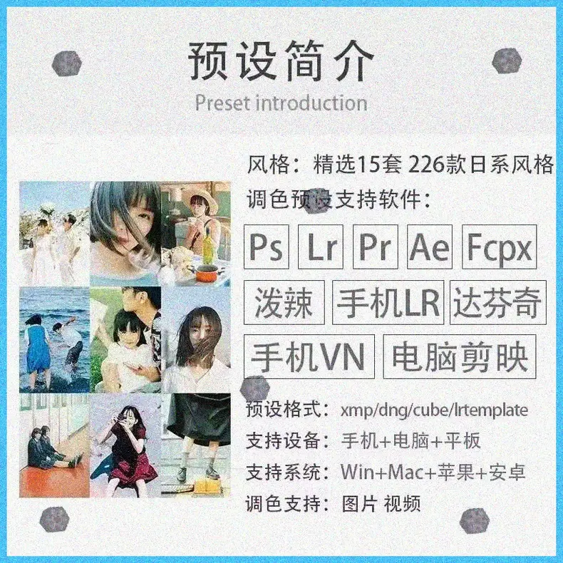 LR调色预设PS滤镜日系小清新滨田英明人像Lightroom胶片 第2张 LR调色预设PS滤镜日系小清新滨田英明人像Lightroom胶片 第2张