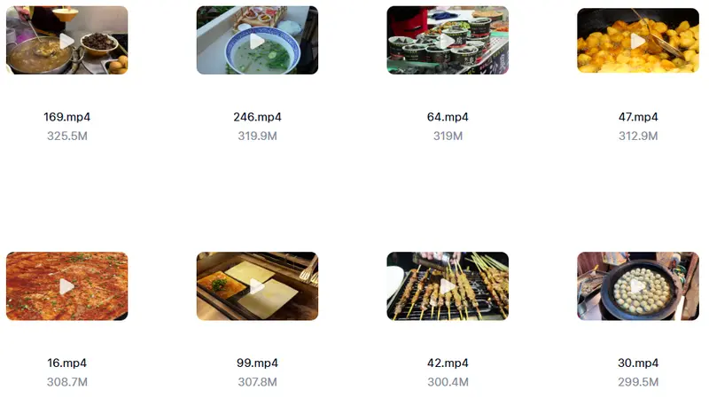 246款精选夜市生活宵夜街边美食横屏视频素材 第6张