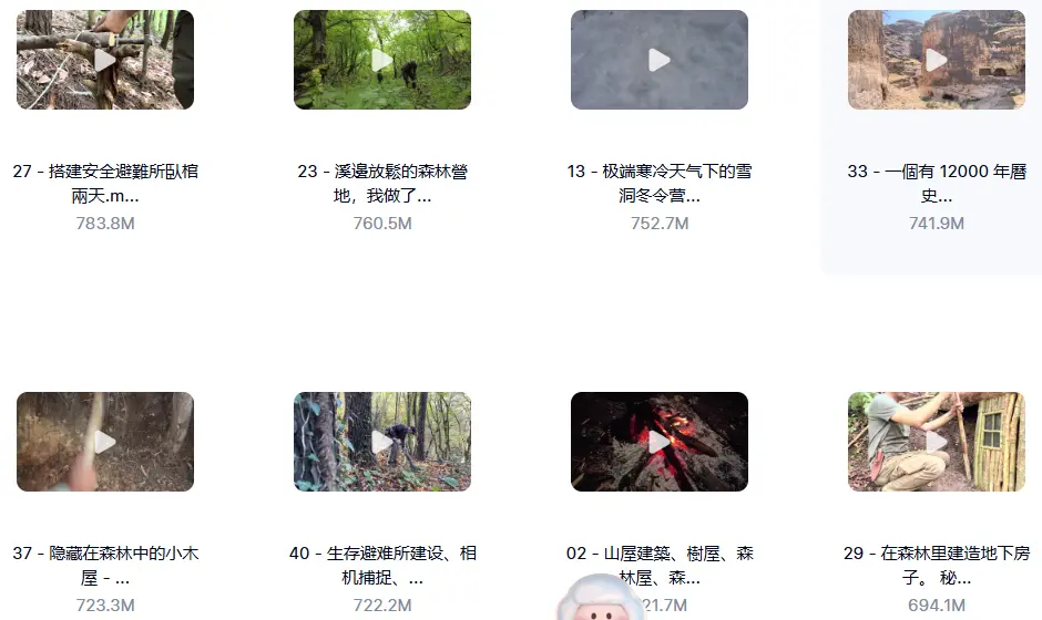 815款横屏国外建造庇护露营野餐无水印视频素材 第10张