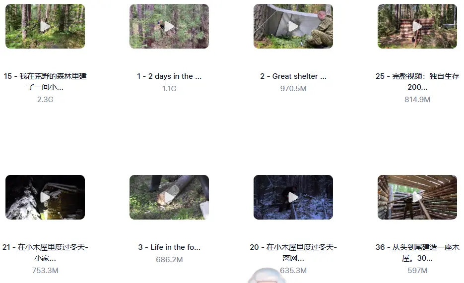 815款横屏国外建造庇护露营野餐无水印视频素材 第7张
