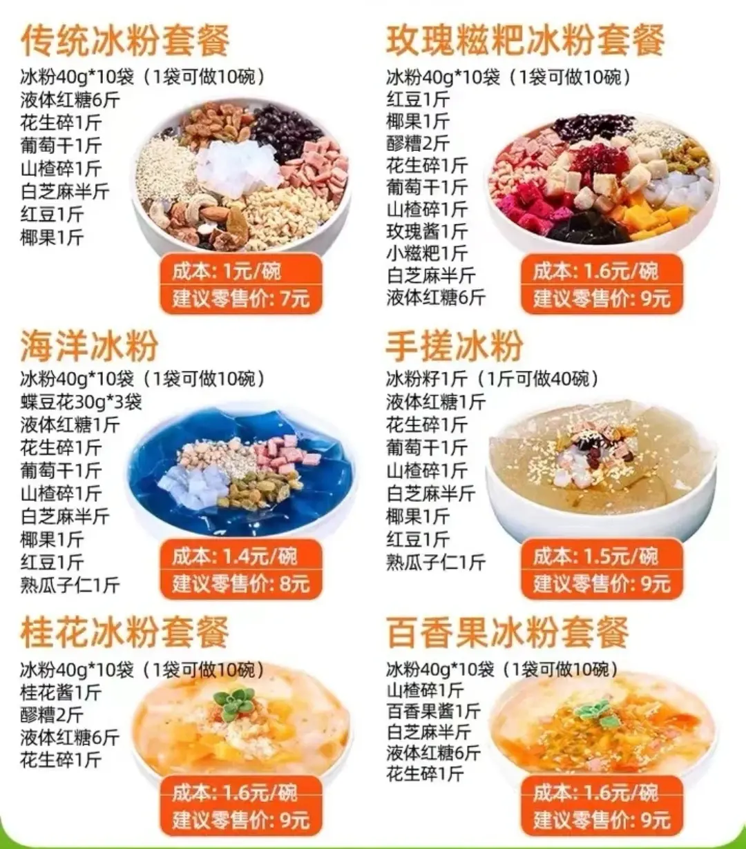 2026最新冰粉小吃摆摊教学配方视频教程 第2张