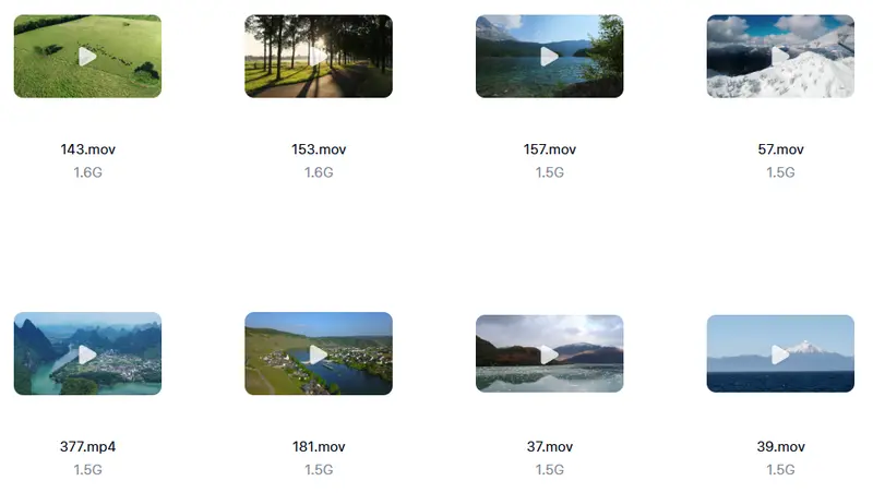 精选570款唯美自然风景航拍延时横屏4K视频素材 第8张