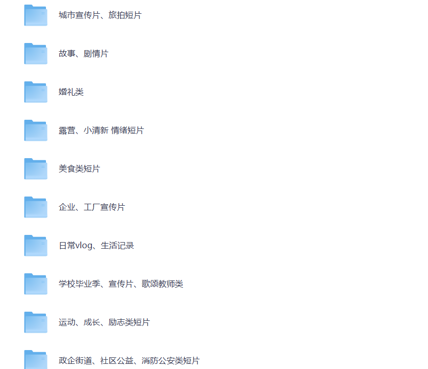 99个短片镜头拆解课程，内容超全！做视频必看！