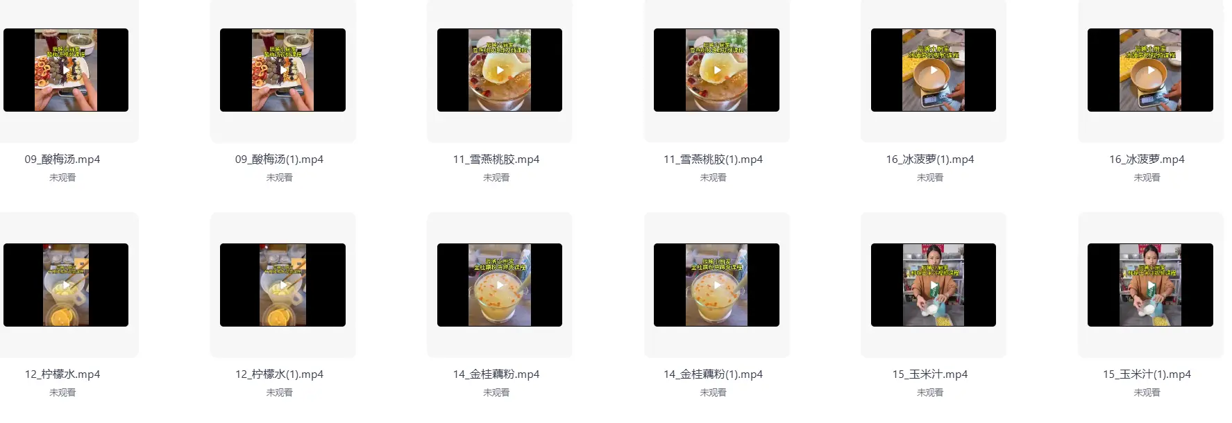 最新夏天全系列糖水制作视频教程【摆摊创业首选项目】 第4张