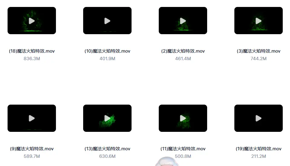 226款4K高清暗黑魔法特效视频素材 第5张
