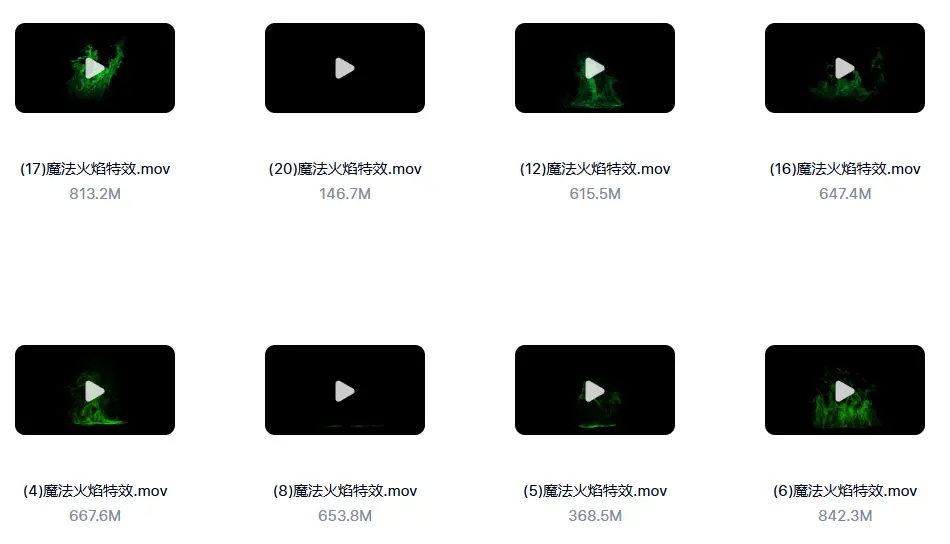 226款4K高清暗黑魔法特效视频素材 第3张