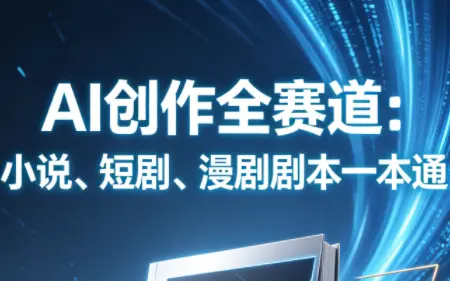 AI创作全赛道：小说、短剧、漫剧剧本一本通