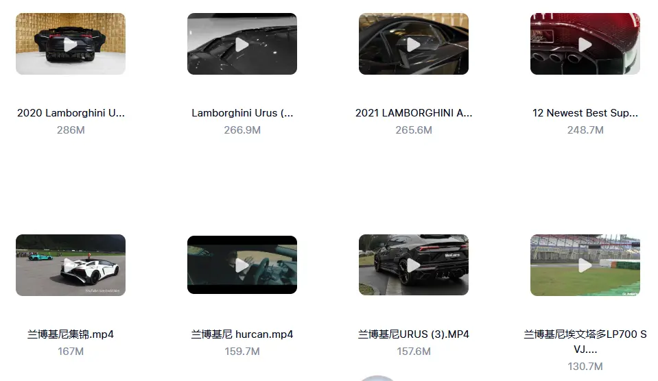 9800款豪车跑车汽车展示镜头4K高清视频素材 第8张