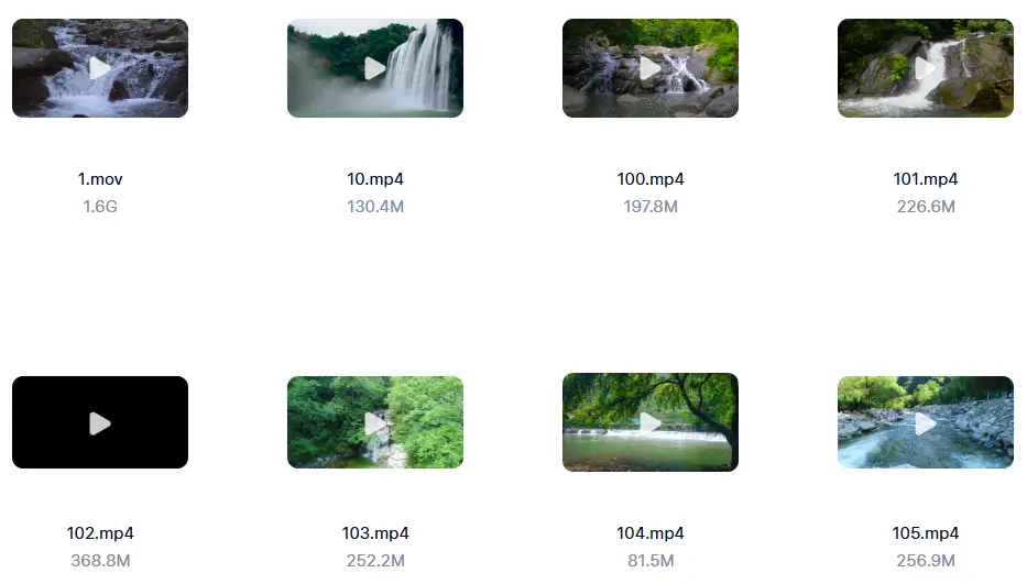 精选157款瀑布河流小溪自然风景4K横屏视频素材 第2张