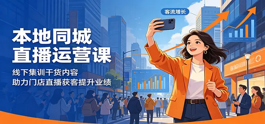本地同城直播运营课：线下集训干货内容，助力门店直播获客提升业绩