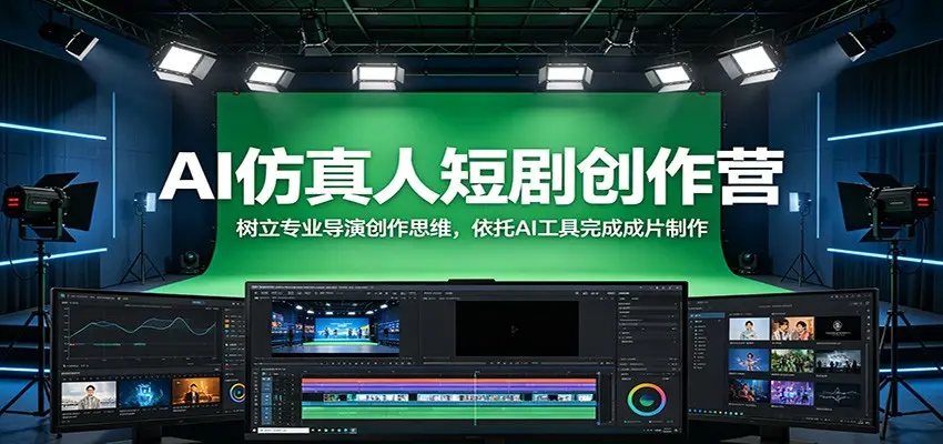 AI仿真人短剧创作营：树立专业导演创作思维