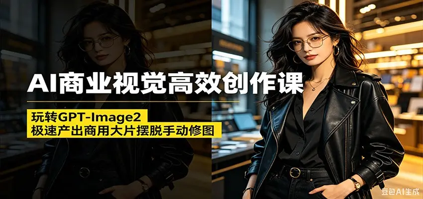 AI商业视觉高效创作课：玩转GPT-Image2
