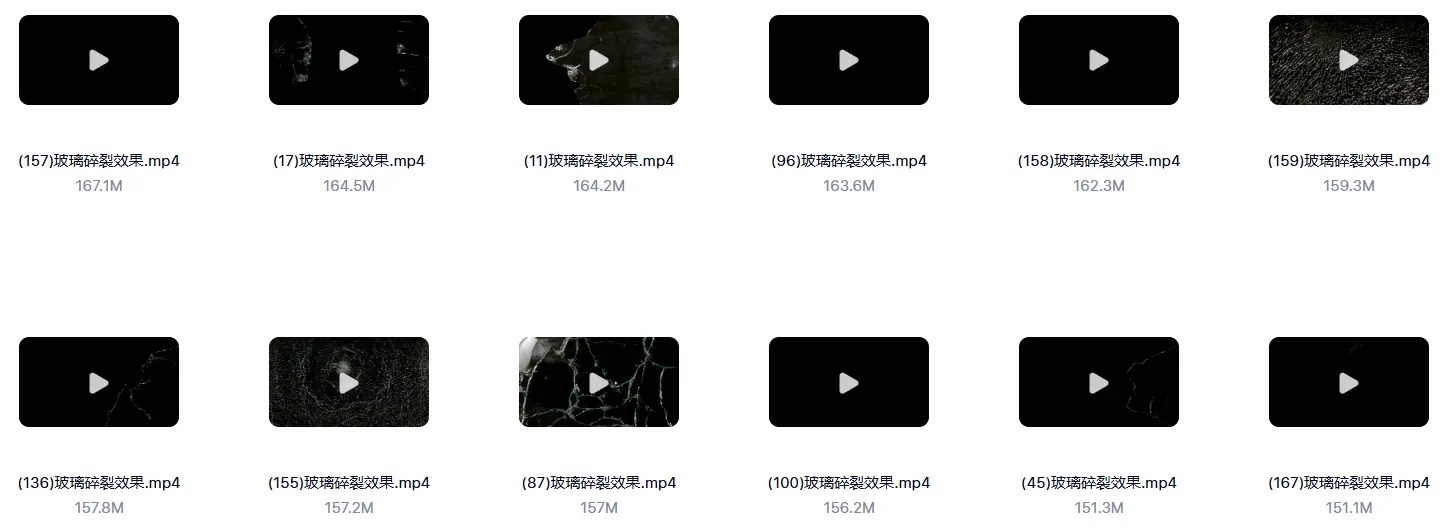 4K高清透明玻璃碎裂碎片破碎效果特效视频素材 第6张 4K高清透明玻璃碎裂碎片破碎效果特效视频素材 第6张