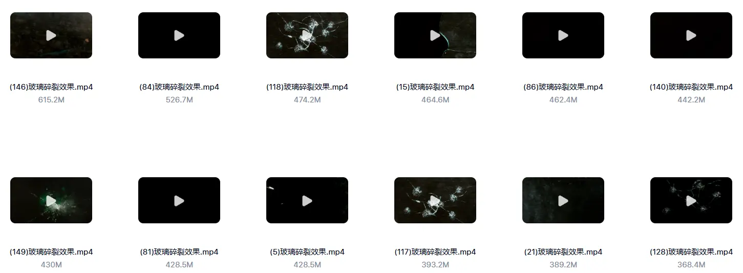 4K高清透明玻璃碎裂碎片破碎效果特效视频素材 第3张 4K高清透明玻璃碎裂碎片破碎效果特效视频素材 第3张