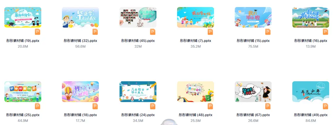 340套毕业季毕业典礼纪念相册PPT全套模板 第2张