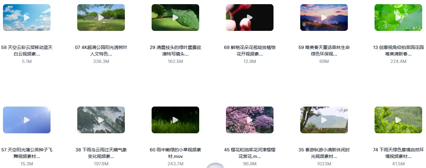 精选80款春天春暖花开复苏春雨横屏视频素材 第4张