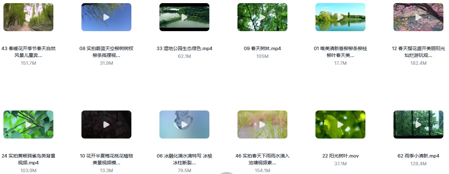 精选80款春天春暖花开复苏春雨横屏视频素材 第2张