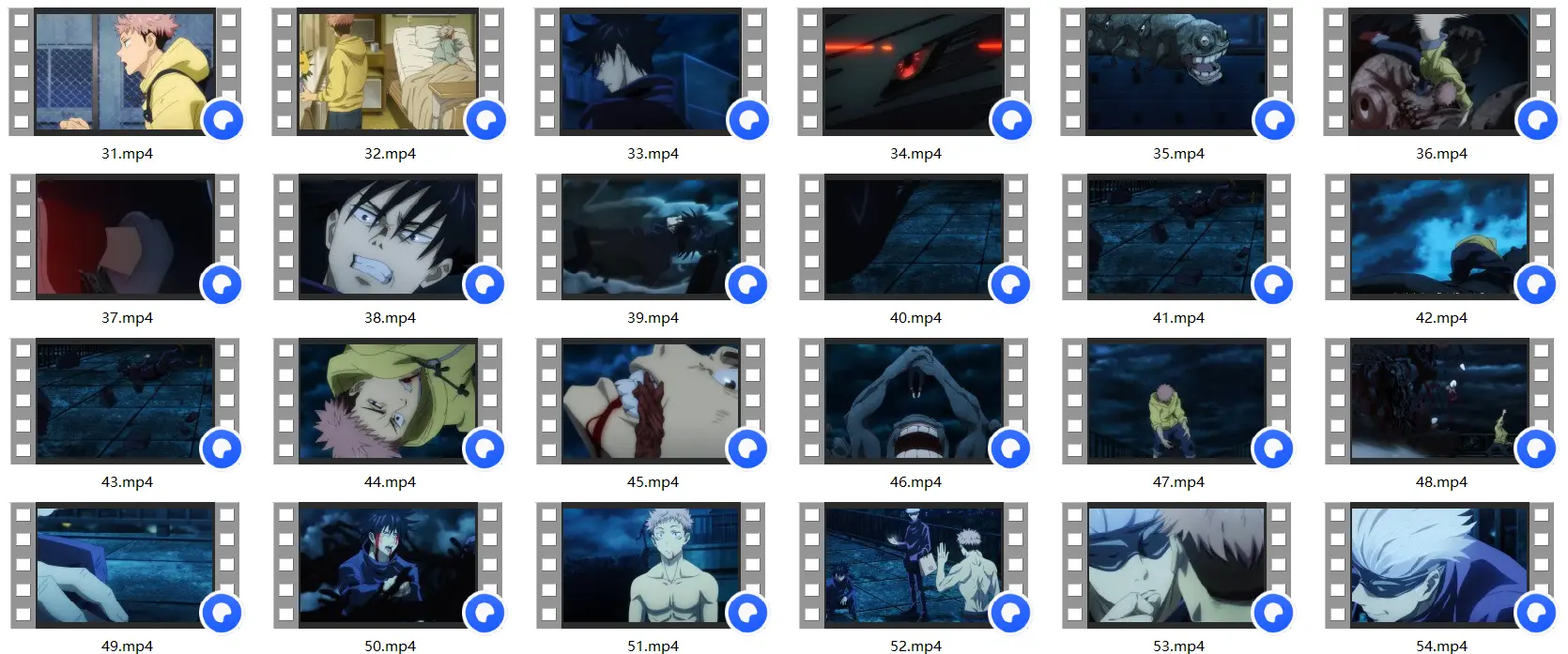 咒术回战漫剪视频素材【12GB】 第2张
