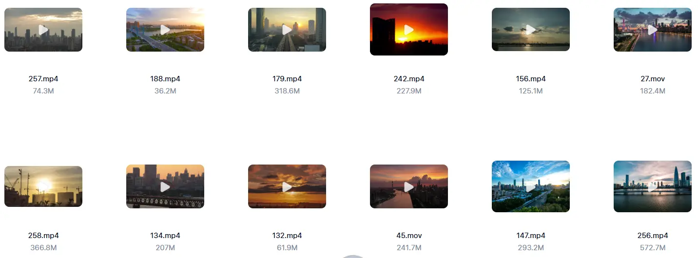 精选270款城市夕阳晚霞风景4K横屏视频素材 第2张