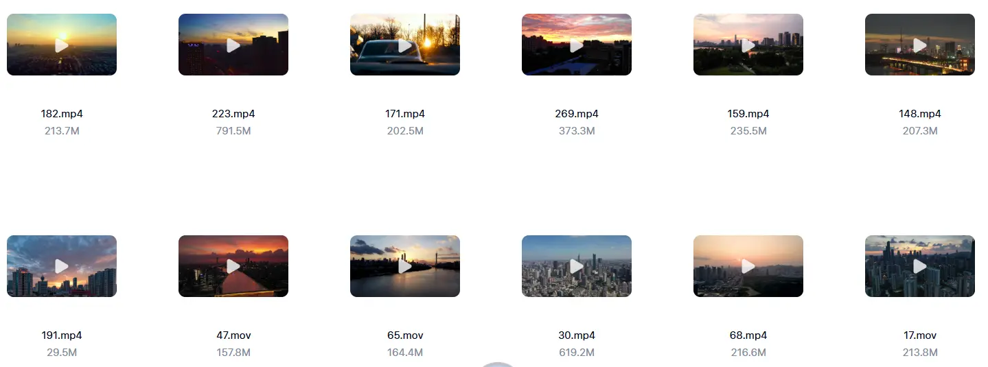 精选270款城市夕阳晚霞风景4K横屏视频素材 第6张