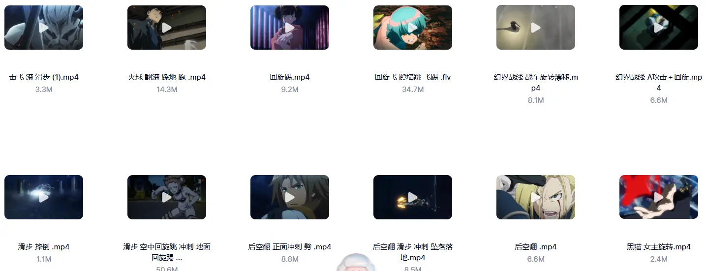 动作旋转动漫素材合集 第7张