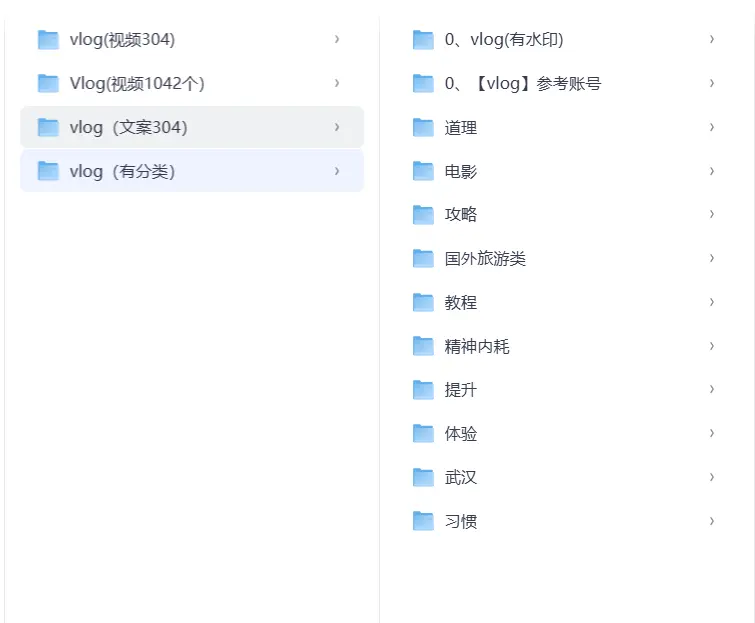 日常vlog短视频素材+文案剧本资料合集